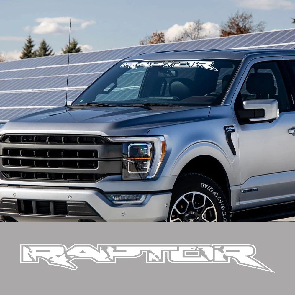 Pickup Front Windshield Stickers For Ford F150 Raptor Truck Graphics Custom  Logo Vinyl Covers Car Decor Decals Auto Accessories|Car Stickers| -  AliExpress