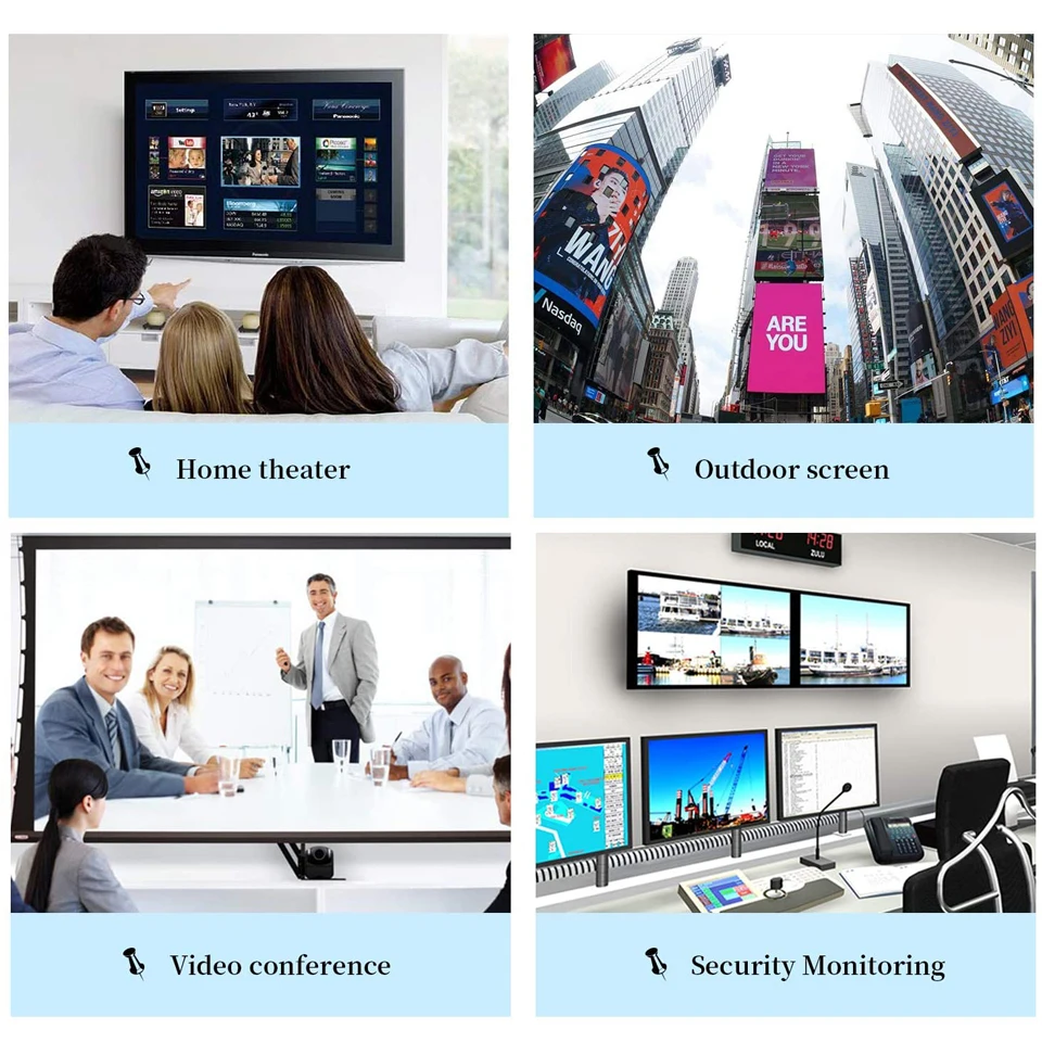loop out, extensor de hdmi 1080p, 60m,