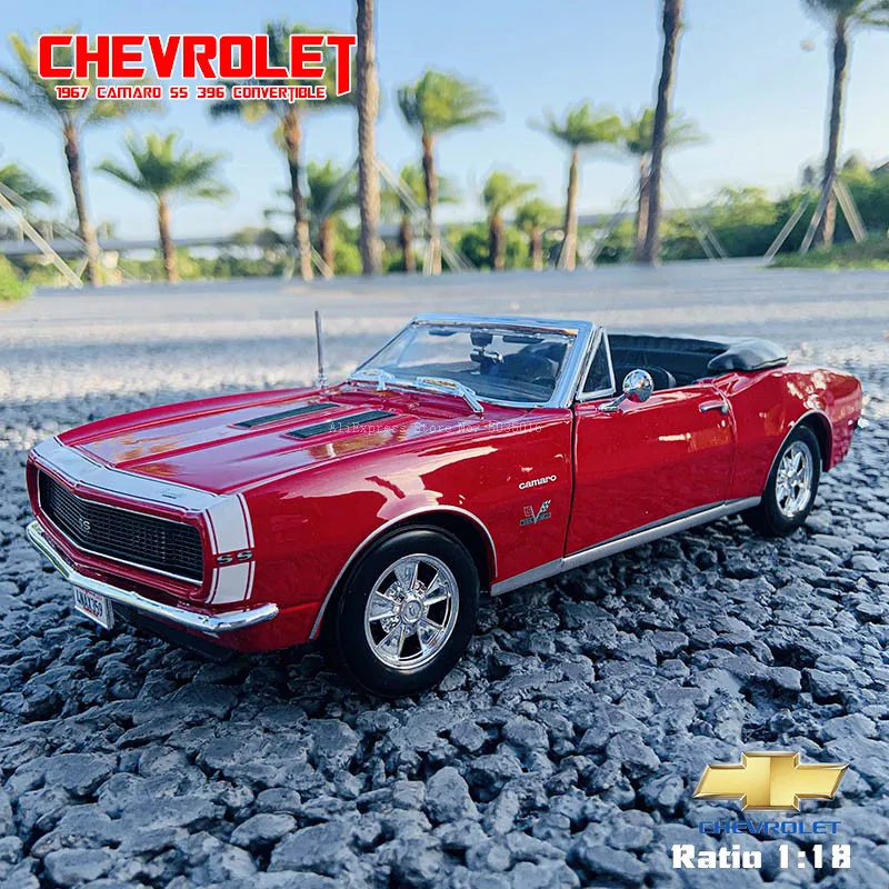 Maisto Chevrolet Camaro SS 1967 Convertible, modelo de coche Retro de  aleación, modelo de coche clásico, colección de decoración, regalo, 1:18,  396|Juguete fundido a presión y vehículos de juguete| - AliExpress