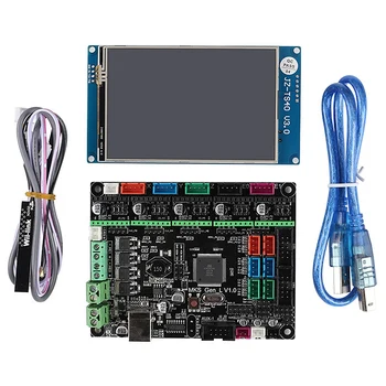 

3D Printer Motherboard MKS GEN L+4.0 Inch Full Color WIFI Display Kit Power Off and Continue to Play 9 Languages