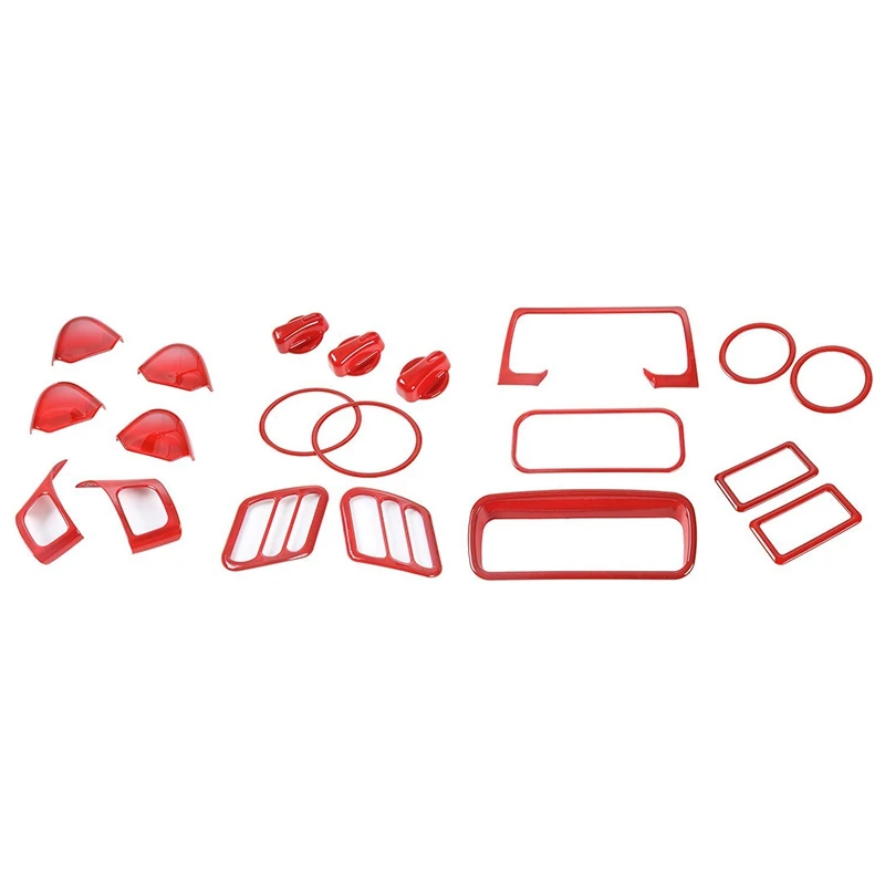 

Interior Decoration Trim Kit,Trim for Je ep Wrangler TJ 1997-2006 (20PCS)