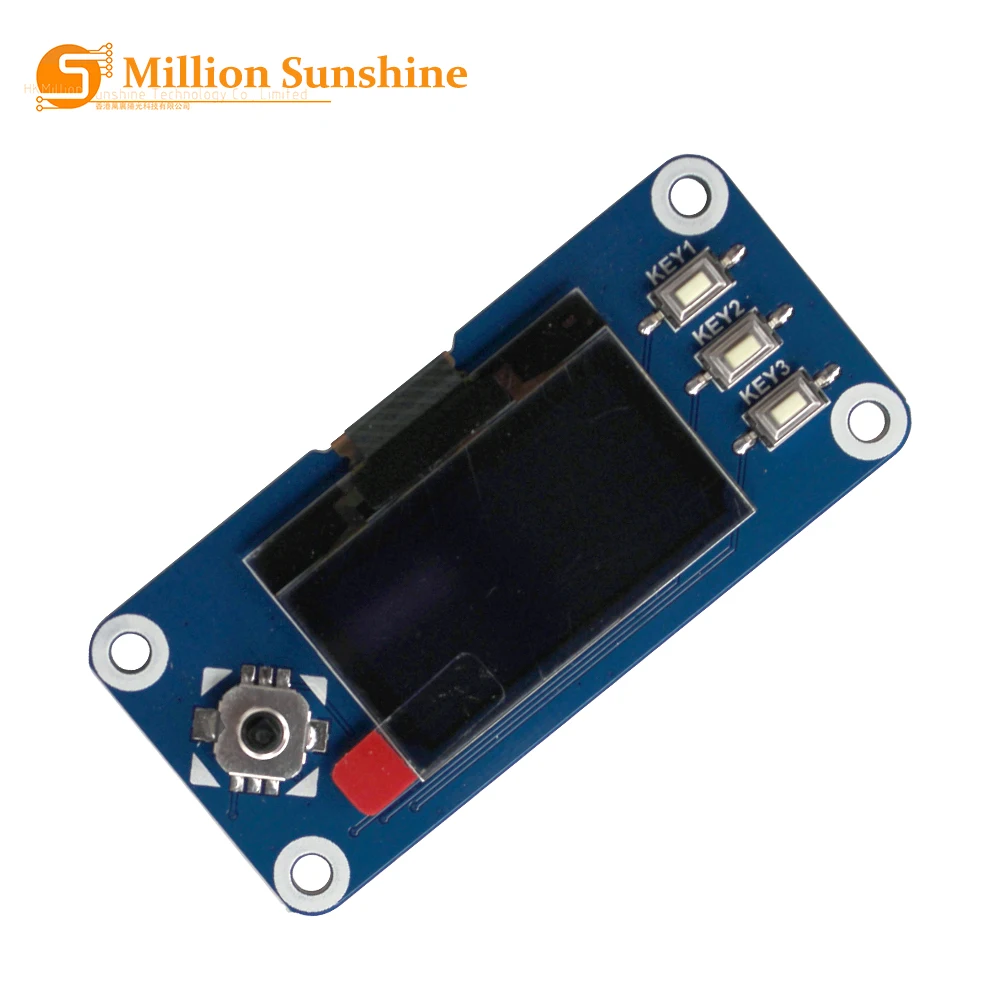 Плата расширения шляпы Waveshare SH1106 с OLED-дисплеем 1 3 дюйма для Raspberry Pi 2B/3B/Zero W 128x6 4
