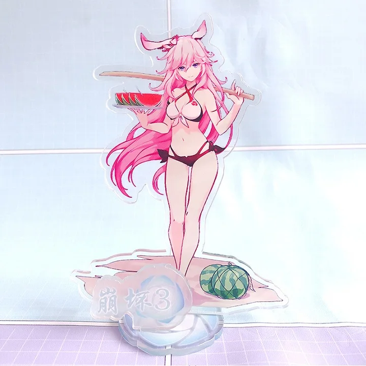 1 шт. 15 см аниме Honkai Impact 3 стоящая пластина стенд модель домашний стол фигурка на акриловой подставке модель пластины держатель торт Топпер