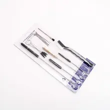 Пистолет-распылитель трубопровод Чистящая Щетка для машины аксессуар чистящий набор qiang Machinery машинная Чистка прямая нейлоновая щетка