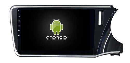 Автомобильный мультимедийный плеер 10,2 дюймов ips экран монитор gps магнитофон Bluetooth Android 9,0 для HONDA City правое Авто Аудио