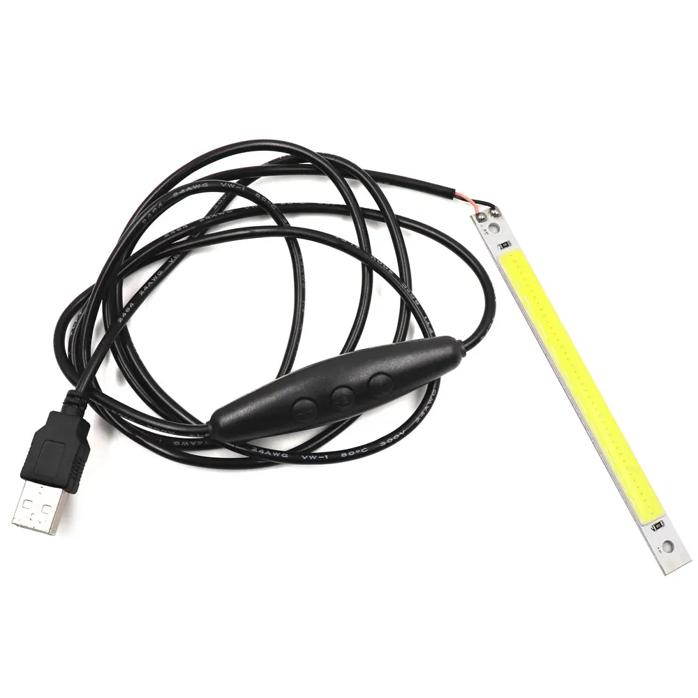 Приглушаемая Светодиодная лента с питанием от USB и кнопкой AA светодиодная лампа