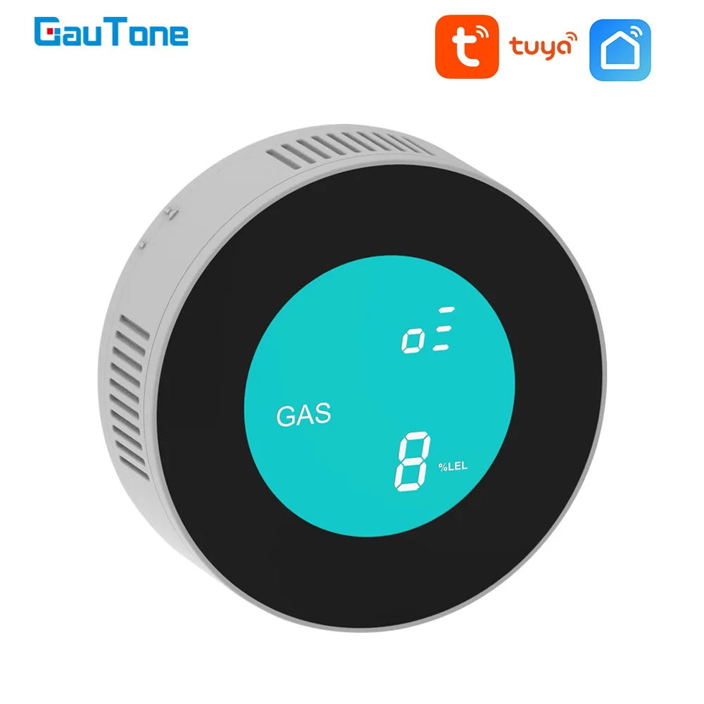 Датчик утечки горючего природного газа GauTone PA210W с Wi Fi| |