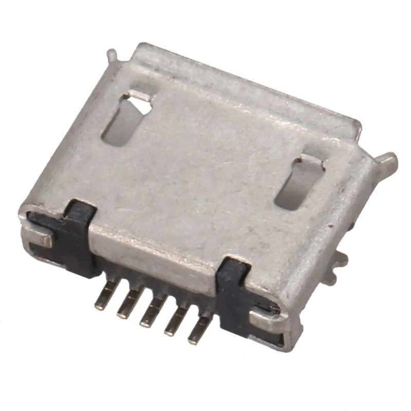 10 штук Micro USB Тип B Женский 180 класс 5 контактный поверхностный монтаж SMD сварочный разъем