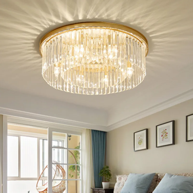 

Modern Led Ceiling Lights For Living Room Bedroom Study Room Crystal lustre plafonnier Home Deco Ceiling Lamp avize