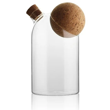 

High Borosilicate Glass Storage Bottle Creative Kitchen Foods Miscellaneous Grains Tank Container Sealed Jar