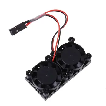 

1Set Dual Fan Double Cooling Fan Cooler Radiator for Raspberry Pi 3B 4B Kit 83XB