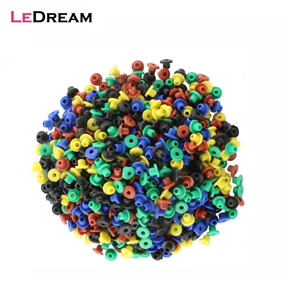 100pcs/lot H Shape Tattoo Machine Rubber Nipple Half Grommets Piston Pin Needle Mat Pad Cushion | Красота и здоровье