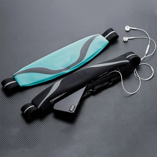 Riñonera para correr para hombre y mujer, ajustable, impermeable, transpirable, para Fitness, soporte para teléfono móvil, bolsa para correr deportes
