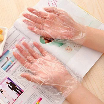 

1200PCS PE Healty Plastic Clear Disposable Gloves Food Cleaning Home Catering Cooking, Cleaning, Polishing Housework
