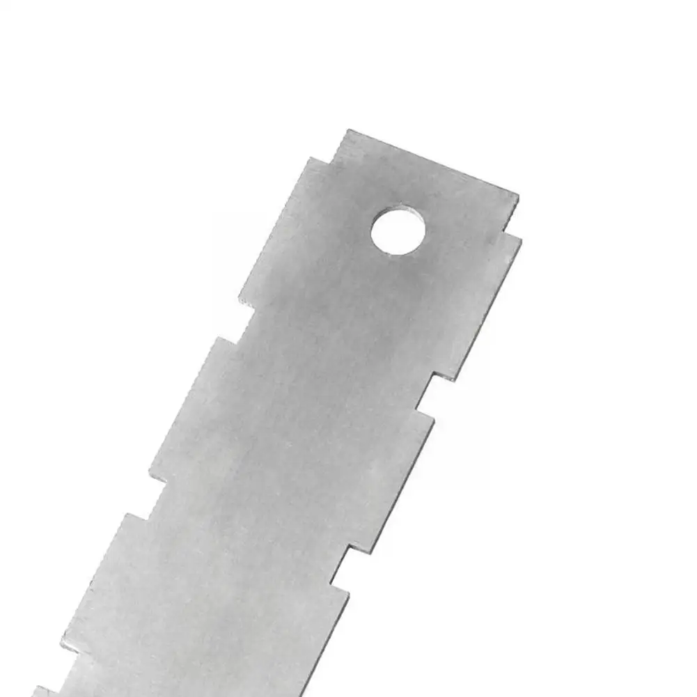 Guitar Luthier Measuring Tools Kit With String Action Guitar Radius Understring Straight Edge Notched Gauge Ruler Neck Rule Z5F8