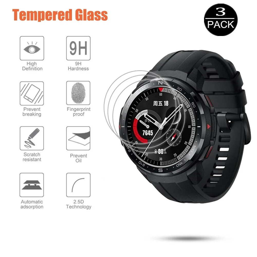 Пленка для Honor GS Pro Watch Dream Magic 2 46 мм закаленное стекло 9H защиты экрана от царапин