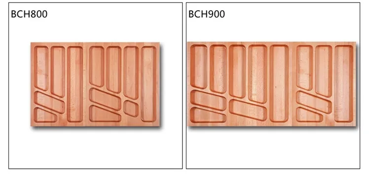 Пользовательские кухня из массива дерева бука столовые приборы палочки для еды Ложка хранения ящика разделительная коробка
