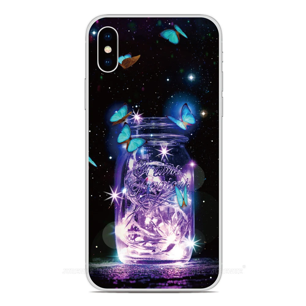Мягкий силиконовый чехол из ТПУ с изображением Феи Бабочки для Wiko Y61 Y50 Y60 Y70 Y80 Lenny