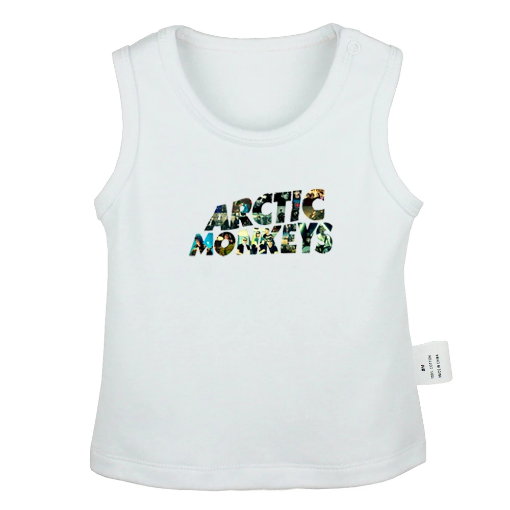 Arctic Monkeys рок-группа Мода мышей и мужчин группа новорожденных детские майки футболки жилет для малышей хлопковая одежда для новорожденных без рукавов - Цвет: JbBabyYV231W