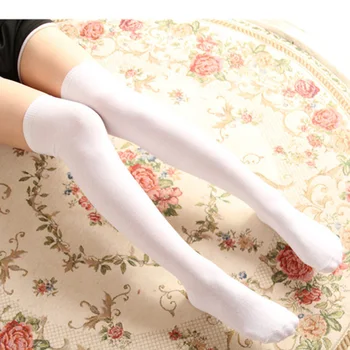 

Fashion sexy girl student female sexy striped cotton over the knee socks thigh high stockings stockings cotton socks