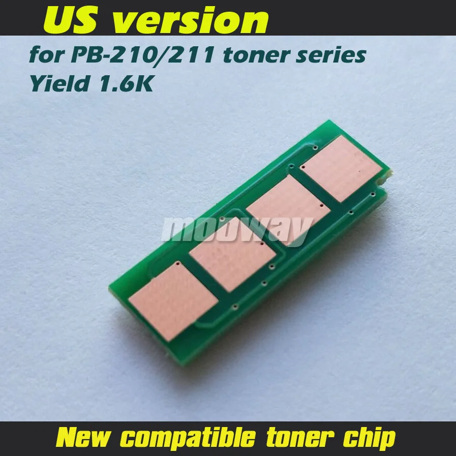 Совместимый чип тонера для Pantum P2500W P2505 P2550 M6200 M6500 M6505 M6600 PB-210 PB-210E PB-211 тонер чип