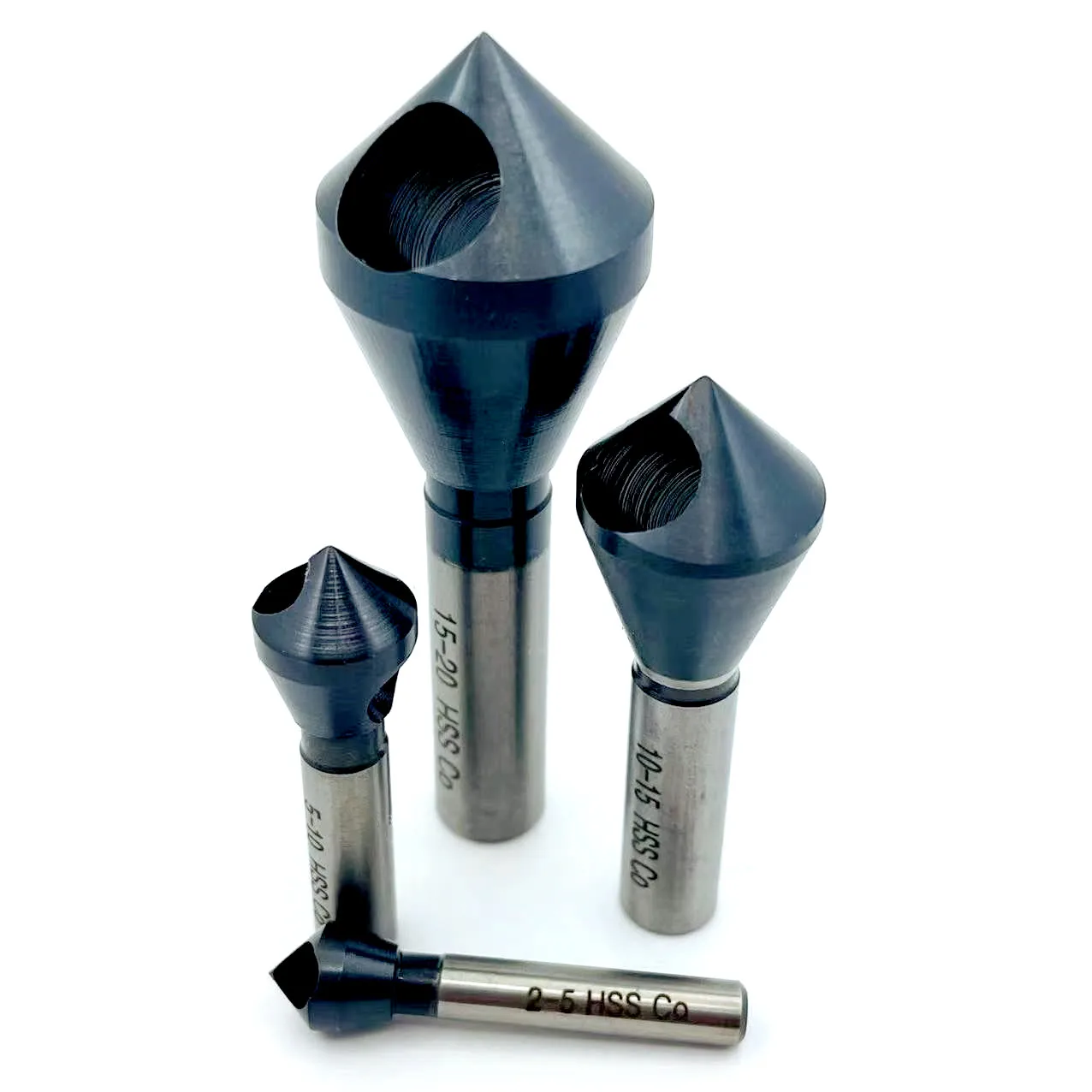 Cobalt containing titanium alloy 90° oblique hole chamfer inner hole