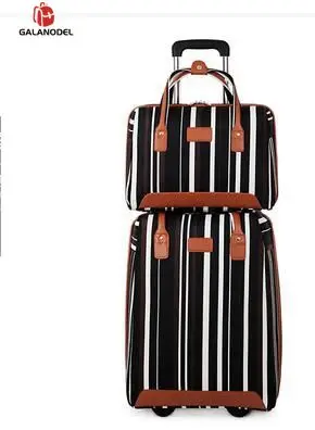 2 pcs6 Женская дорожная сумка для багажа, сумка для чемодана, сумка на колесиках, сумка для ручной клади на колесиках, сумка для путешествий - Цвет: 2 pcs6