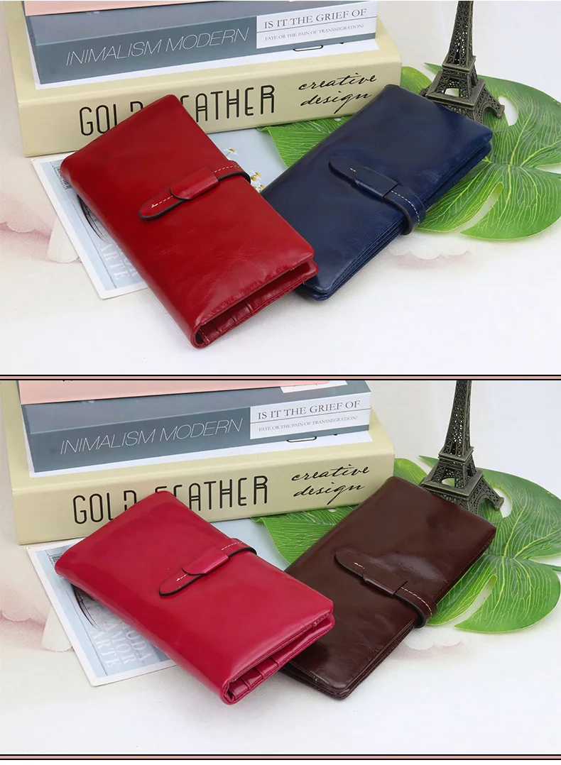 Модный женский кошелек из натуральной кожи, сумка для денег, популярные длинные женские кошельки и кошельки для девушек, карман для денег, держатель для карт, клатч