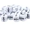 10 Pcs/set Fraction Dice White 16*16mm Fractional Number Dices Montessori Educational Kids Math Toys for Children Games Toys 1