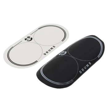 

EQ Double Pedal Patch for Bass Drum Percussion Instrument, 2 Pack