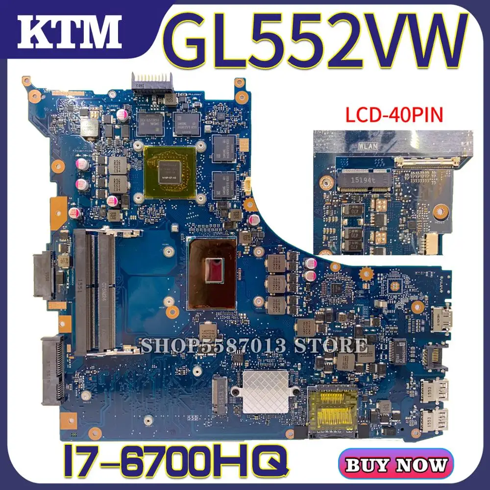 Материнская плата GL552VX для ASUS GL552VW ZX50V материнская ноутбука тестовая OK процессор