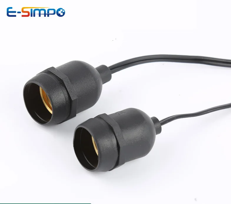 500 см E27 Водонепроницаемый держатель Базовая винтовая лампочка розетка