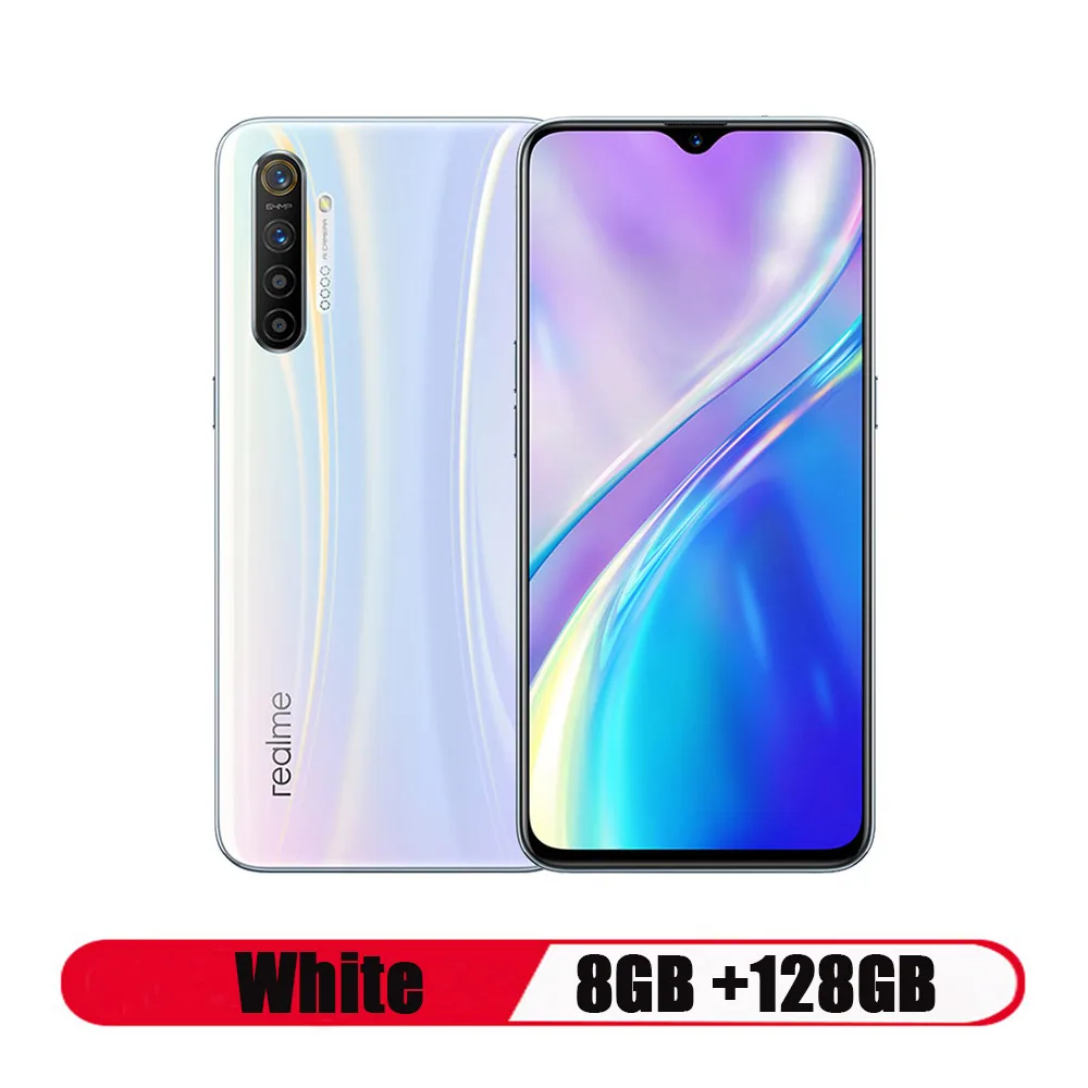 Мобильный телефон Oppo Realme X2, Snapdragon730G, 6,4 дюймов, супер AMOLED экран, 6 ГБ, 64 ГБ, камера, 64,0 МП, четыре кадра, NFC Смартфон - Цвет: Зеленый