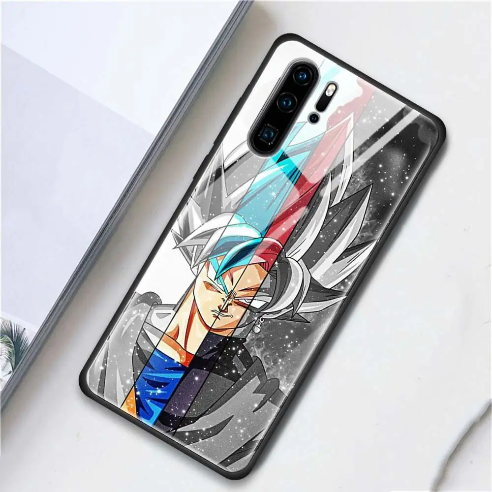 Чехол из закаленного стекла для телефона huawei P10 P20 P30 Lite Pro mate 10 20 Lite Pro, задняя крышка Dragon Ball - Цвет: T18