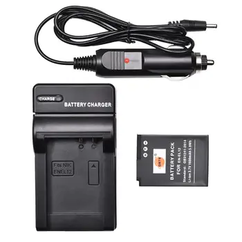 

DSTE EN-EL12 Camera Battery with US Plug Charger Kit for Nikon AW100s AW110s S8100 S8200 S9050 S9100 S9200 W300S
