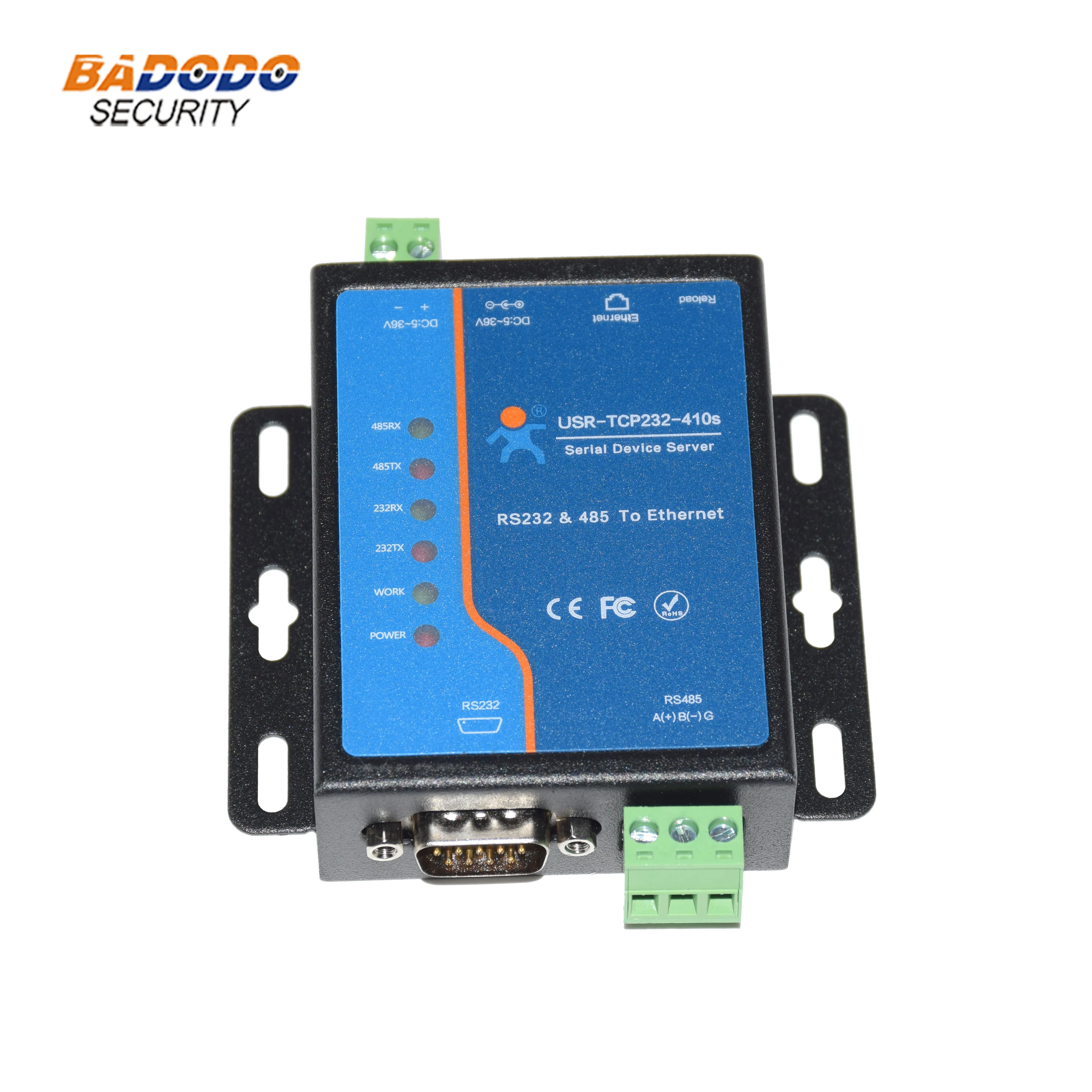 10 шт./лот последовательный порт RS232 RS485 к Ethernet конвертер сервер USR TCP232 410s поддержка