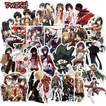

39pcs Pack Anime Attack On Titan Waterproof Stickers Skateboard Suitcase Guitar Motorcycle Cool Girls Graffiti Sticker Kids Toy