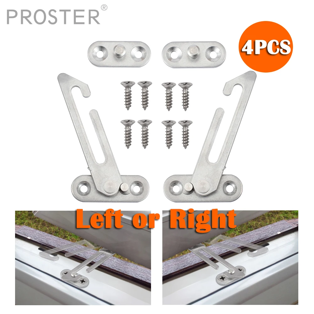 Proster UPVC Window Cable Restrictor Lock with Screws Keys 4 PCS for Child Baby Safety Security Lock Cable Catch Wire