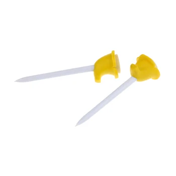 

Set Of 6pcs 84mm / 3.3inch Golf Tools Plasti Golf Tees Petal Top Random