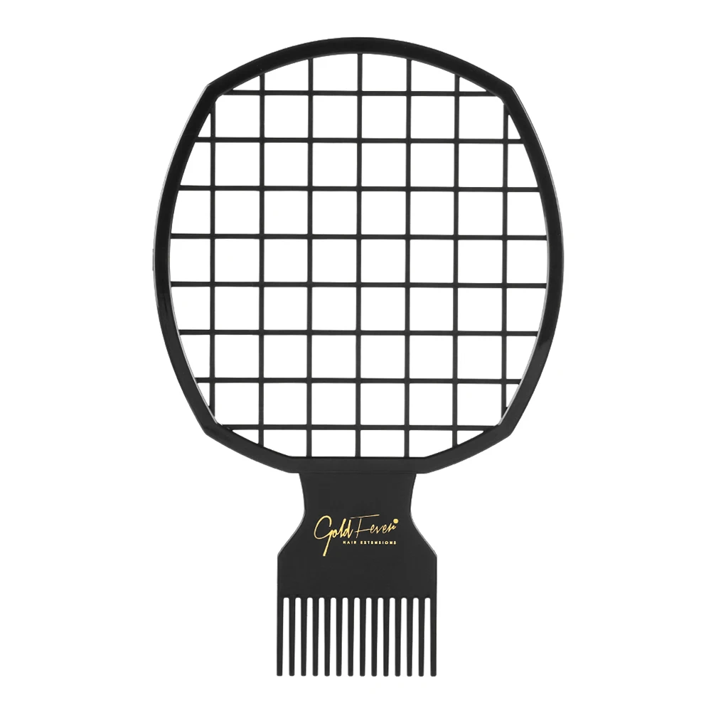 Curly Twist Hair Comb Wave Curl Brush Curly Hair Braiders Tool Curl Coil Hairstyle Tool Afro Dreadlocks Braids Style Tool - Color: Black