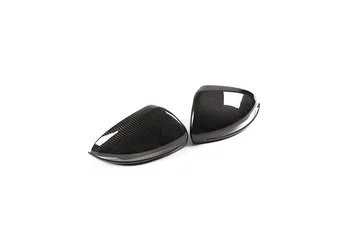

For Mercedes-Benz C-Class W205 2015-2019 Rearview Mirror Sticker Car 2Pcs Black ABS
