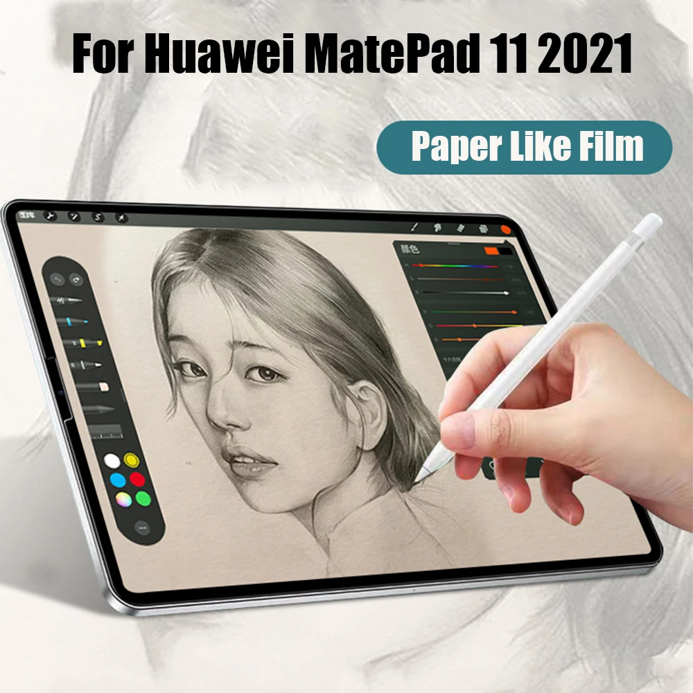 Paper Like Screen Protector Film Matte PET Painting Write For Huawei Matepad 11 2021 10.95'' | Компьютеры и офис