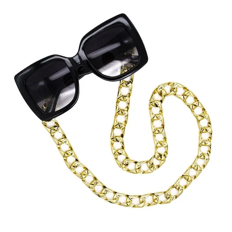 Acrylic Gold Glasses Chain Sunglasses Accessories Hanging Neck Glasses Rope Mask Chain Strap Eyewear