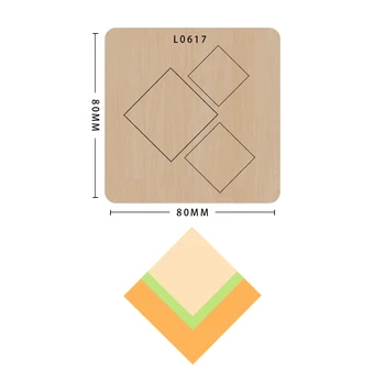 

Logo knife mold mold wood die cutting die, model L0617, suitable for common die cutting machines in the market