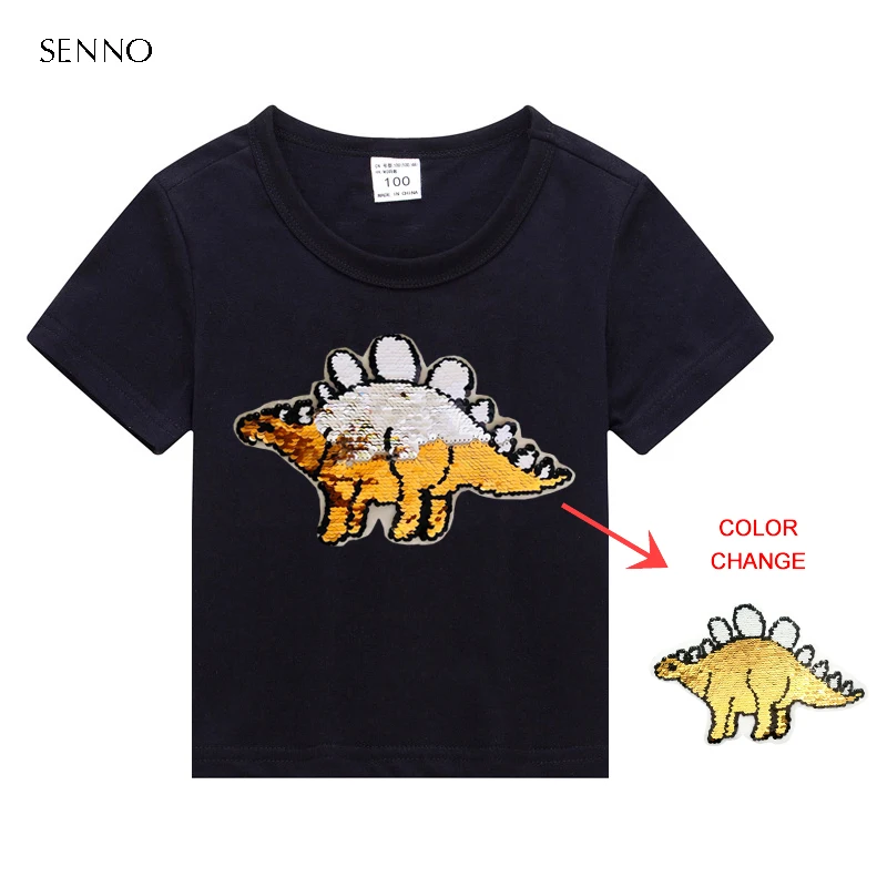 dinosaur sequin shirt