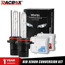RACBOX 55W inicio rápido de Xenón HID conversión Kit faro 12V 24V H1 H3 H4 H7 H8 H9 H11 9005 HB3 9006 HB4 4300K 6000K 8000K de la lámpara