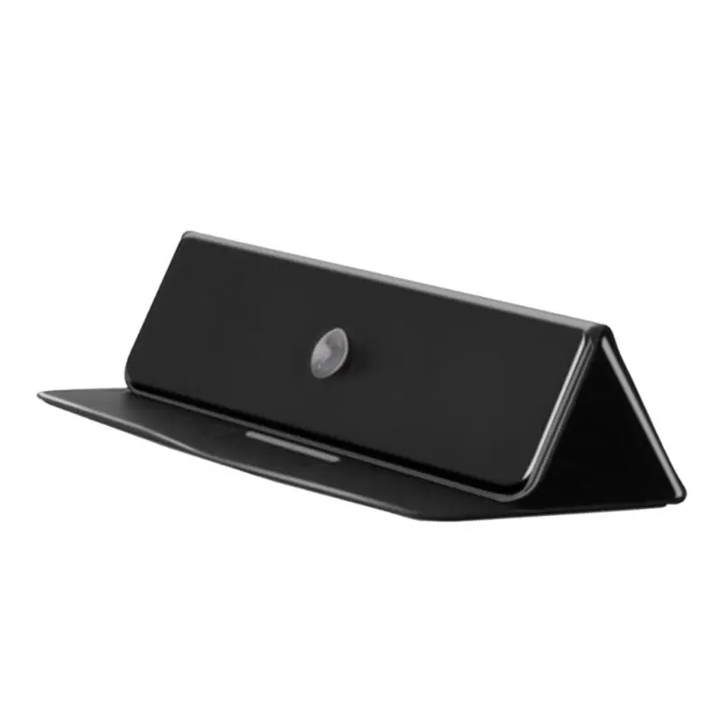 Портативный ноутбук стенд держатель складной кронштейн поддержки для ноутбука ПК компьютер - Цвет: Черный
