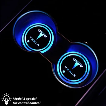 Led Sfeer Licht Voor Water En Water Decoratieve Licht Voor Tesla Model 3 Model X S Y Auto Accessoires