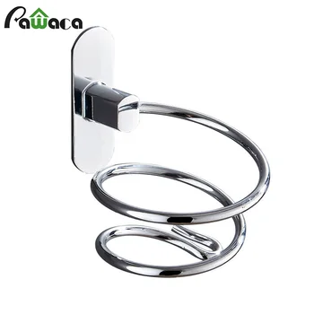 

Self-adhesive Hairdryer Rack Holder Stainless Steel Anti-rust Hair Dryer Rack Bathroom Accessories Shelf Hairdryer Storage Rack