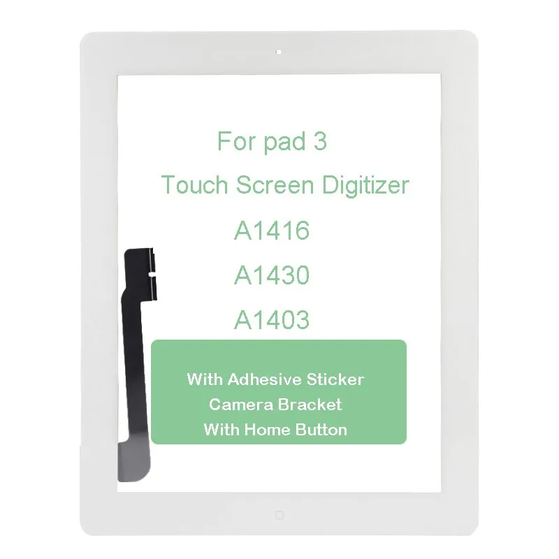 5 шт. внешний сенсорный ЖК экран для iPad 3 го поколения A1416 A1430 A1403 9 7 дюйма дигитайзер